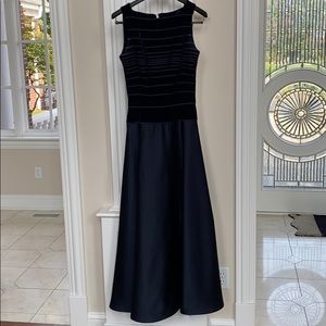 Tadashi navy gown